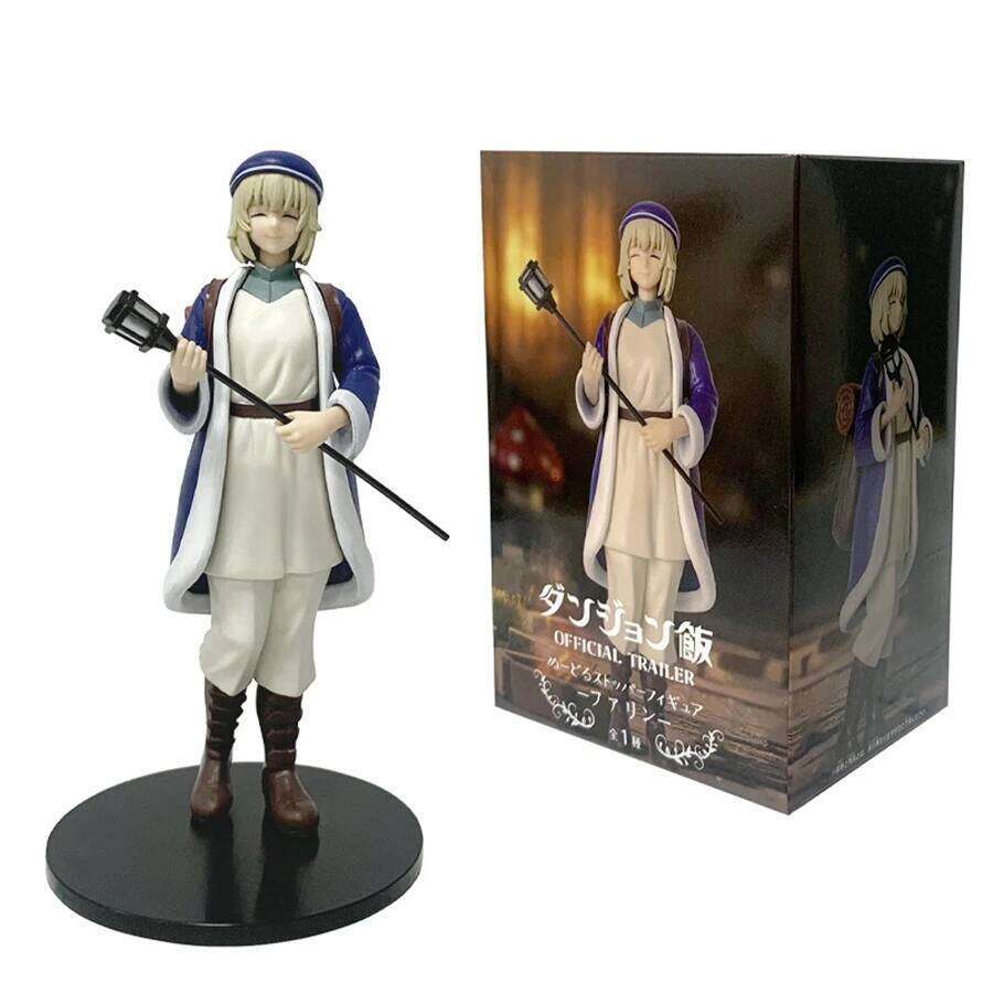 19cm Dungeon Meshi Anime Cute Woman Marcille Donato Action Figure Magician Falin Touden Figurine PVC Collection Model Toy