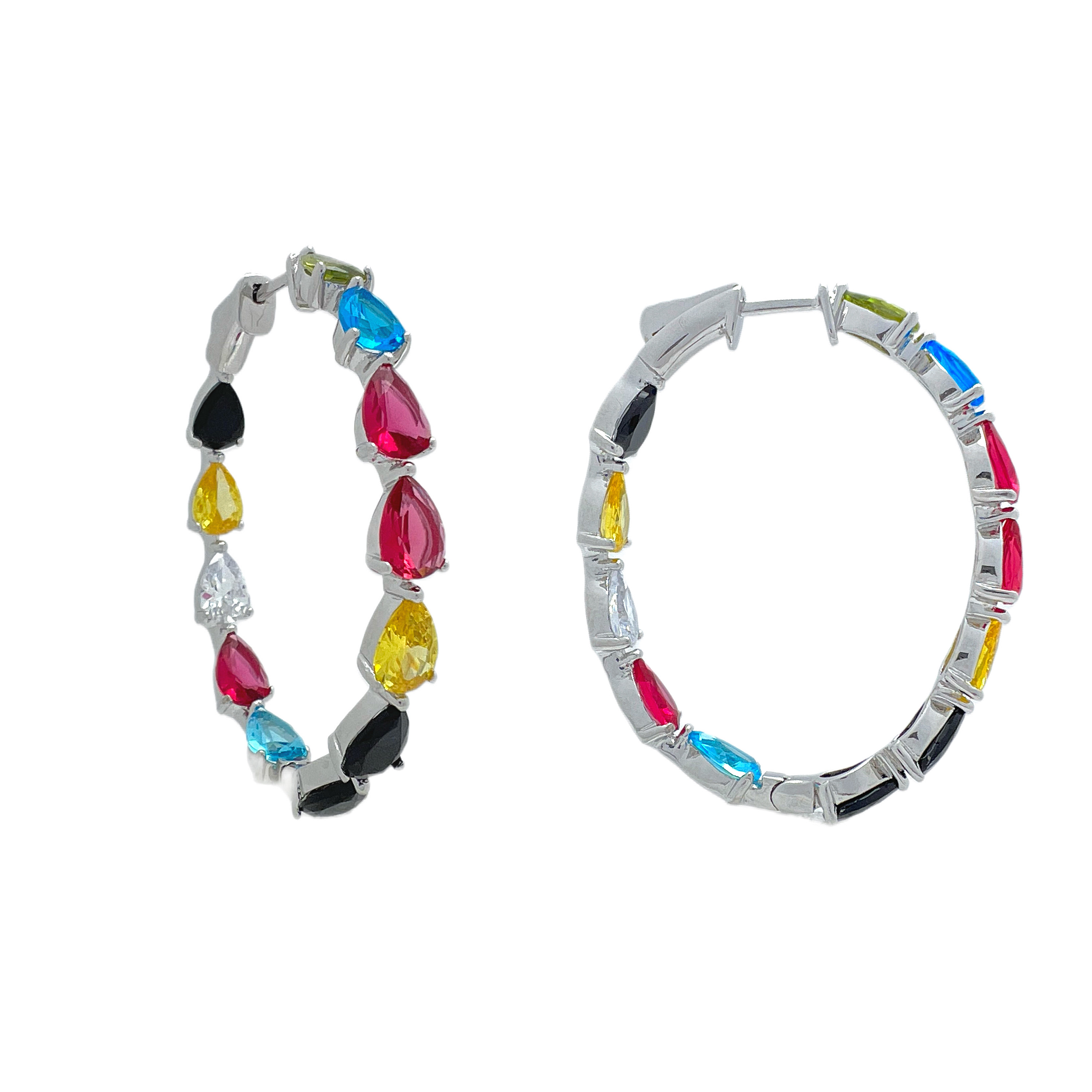 Classic Thick Circle Earrings for Women, Hypoallergenic Statement Jewelry