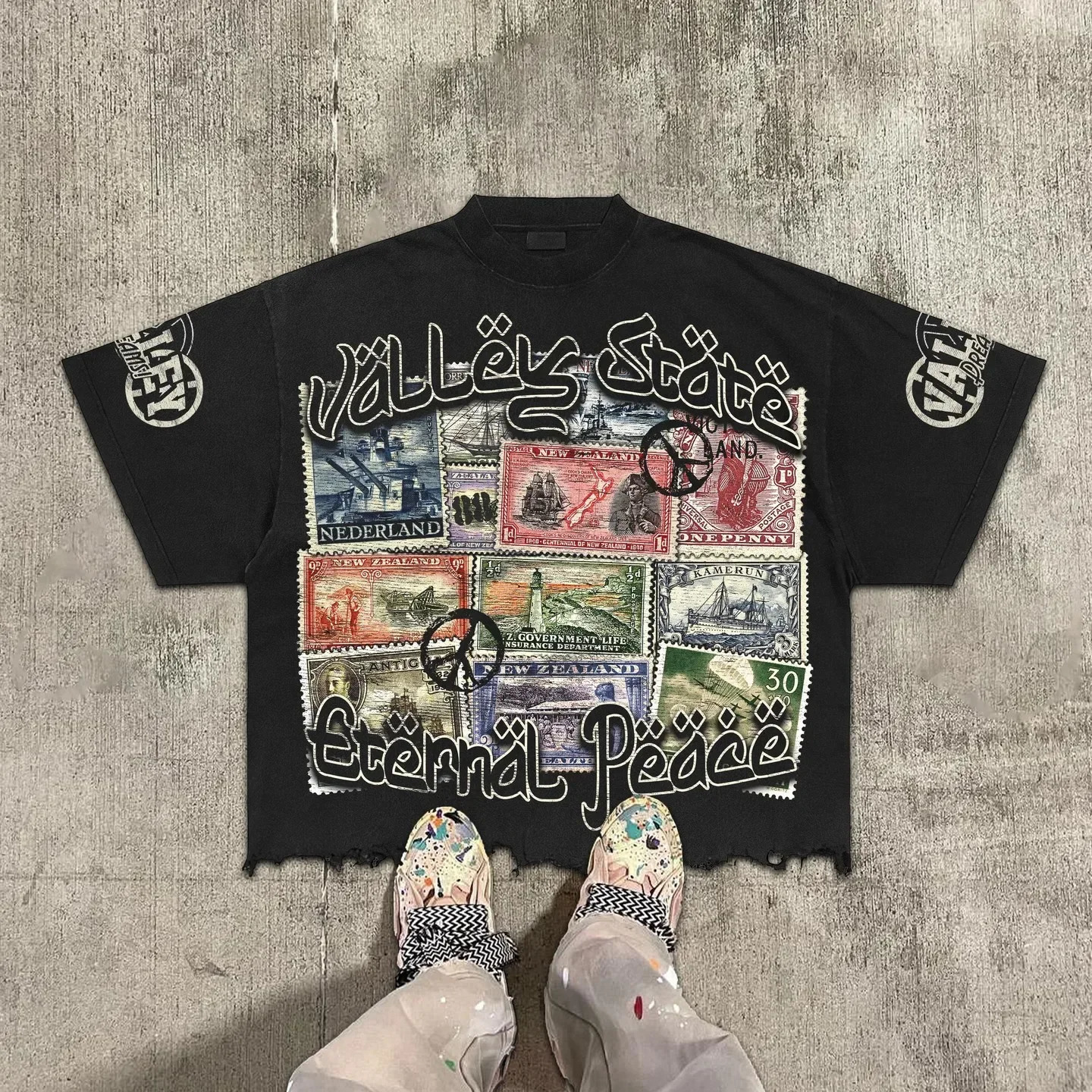 Harajuku vintage graphic t shirts short sleeve y2k tops retro oversized t shirt gothic streetwear all cotton goth men clothing 250728