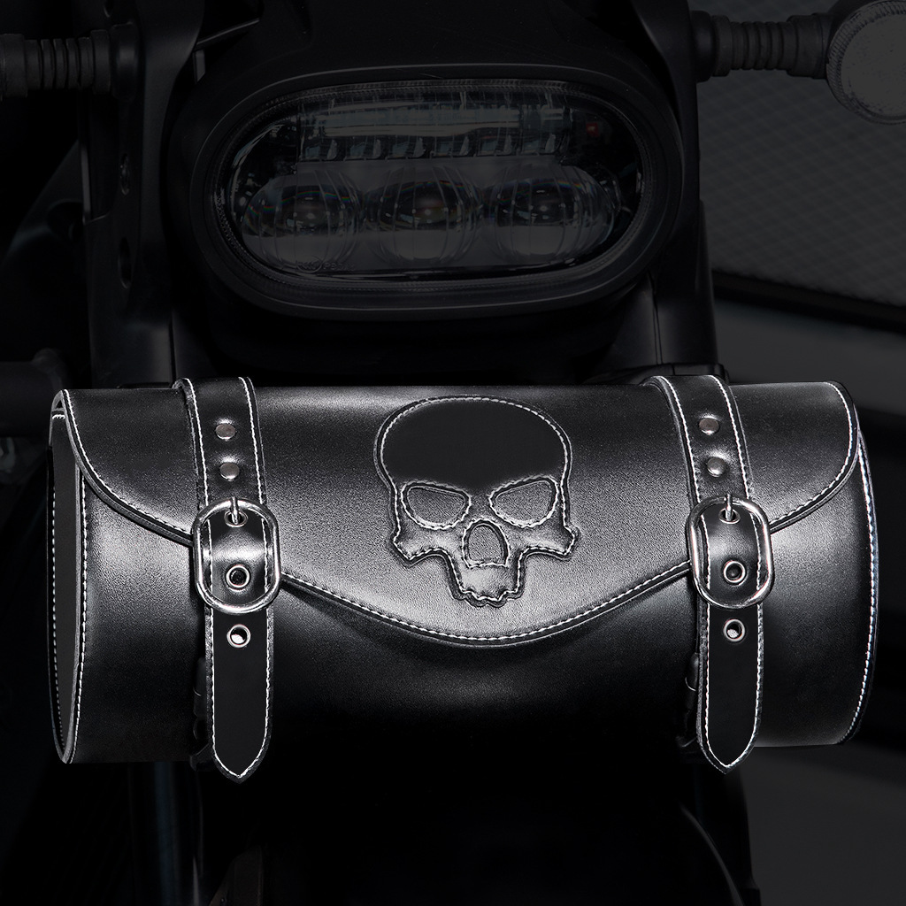 Modification God-Level Accessories Harley Skull Front Bag Motorcycle Culture ddmymoon