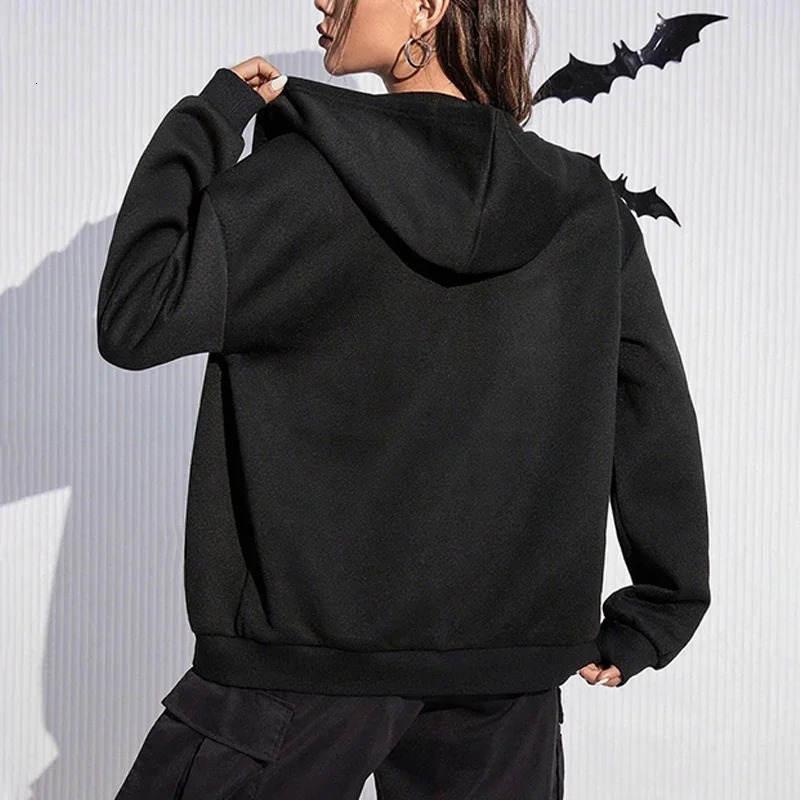 Womens Hoodies High Quality Pure Color Zipup Hooded Sweatshirts Autumn Female Urban Casual Fashion Warm Jackets 250728