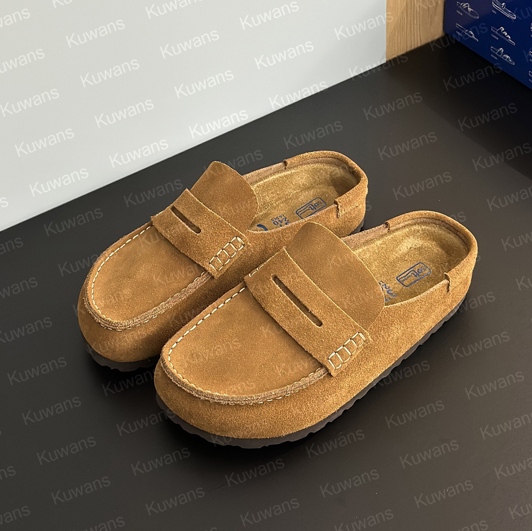 Stylist Designer Naples Slippers Wrapped Clogs loafers Sandals Clog Cork Flat High Quality Fashion Winter Summer Shoes Leather Slide Beach Women Men F