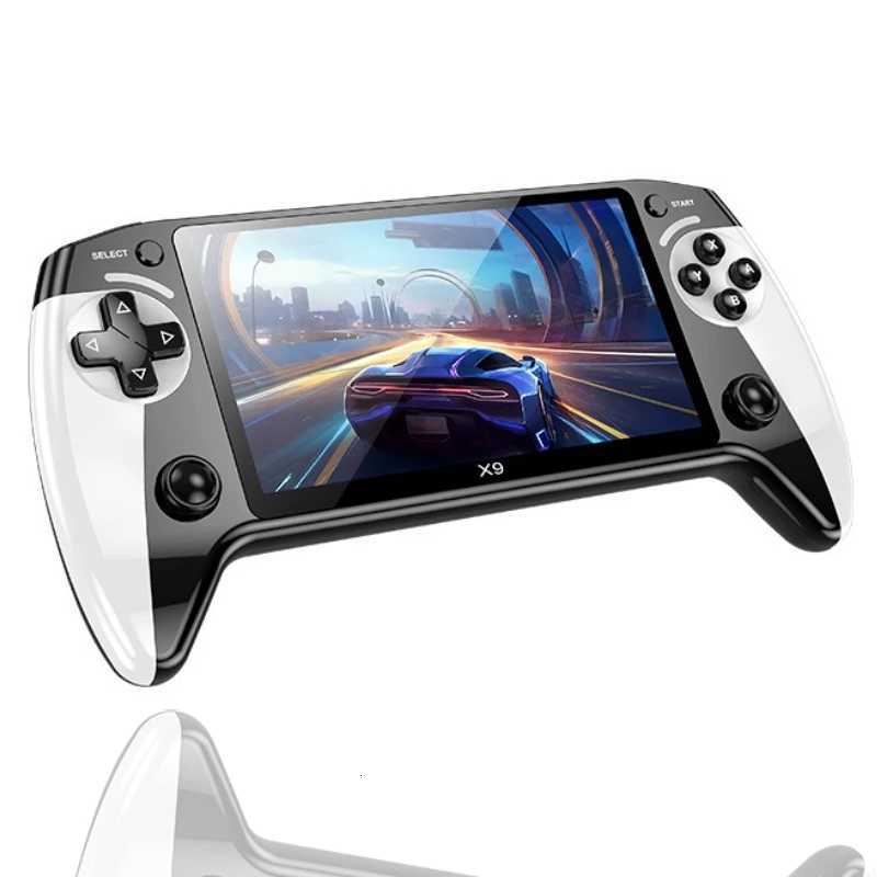 X9 Handheld Game Console With 3000Games 5.5inch Sn Retro Video Game Built in 9 Emators Large Battery Type-C Charging S250628
