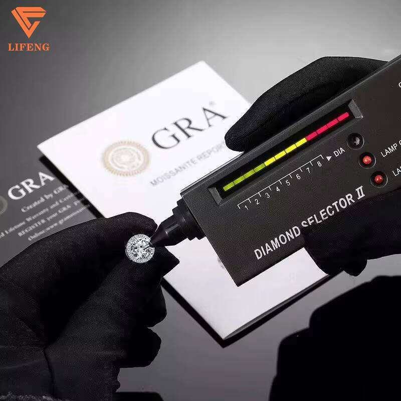 Stud Sterling Sier Drop Gra Certificate Hoop Men Vvs Moissanite Hip Hop Earrings