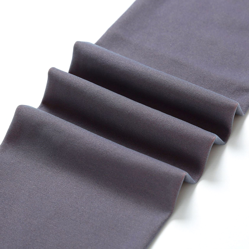 Plus-size flight attendant gray sheer skin-tone seamless tights with a smooth finish, perfect for bare legs, suitable for spring and autumn.