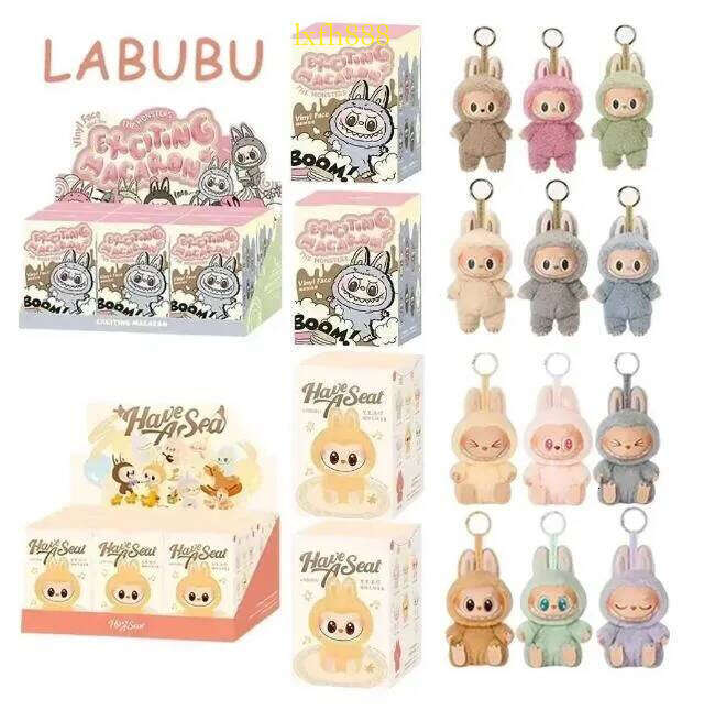 New Hot sale V3 V2 V1 Labubu Big Into Energy Blind The Monster Mystery Box Kawaii Lububu Doll Keyring Gift Kids ToysT250522