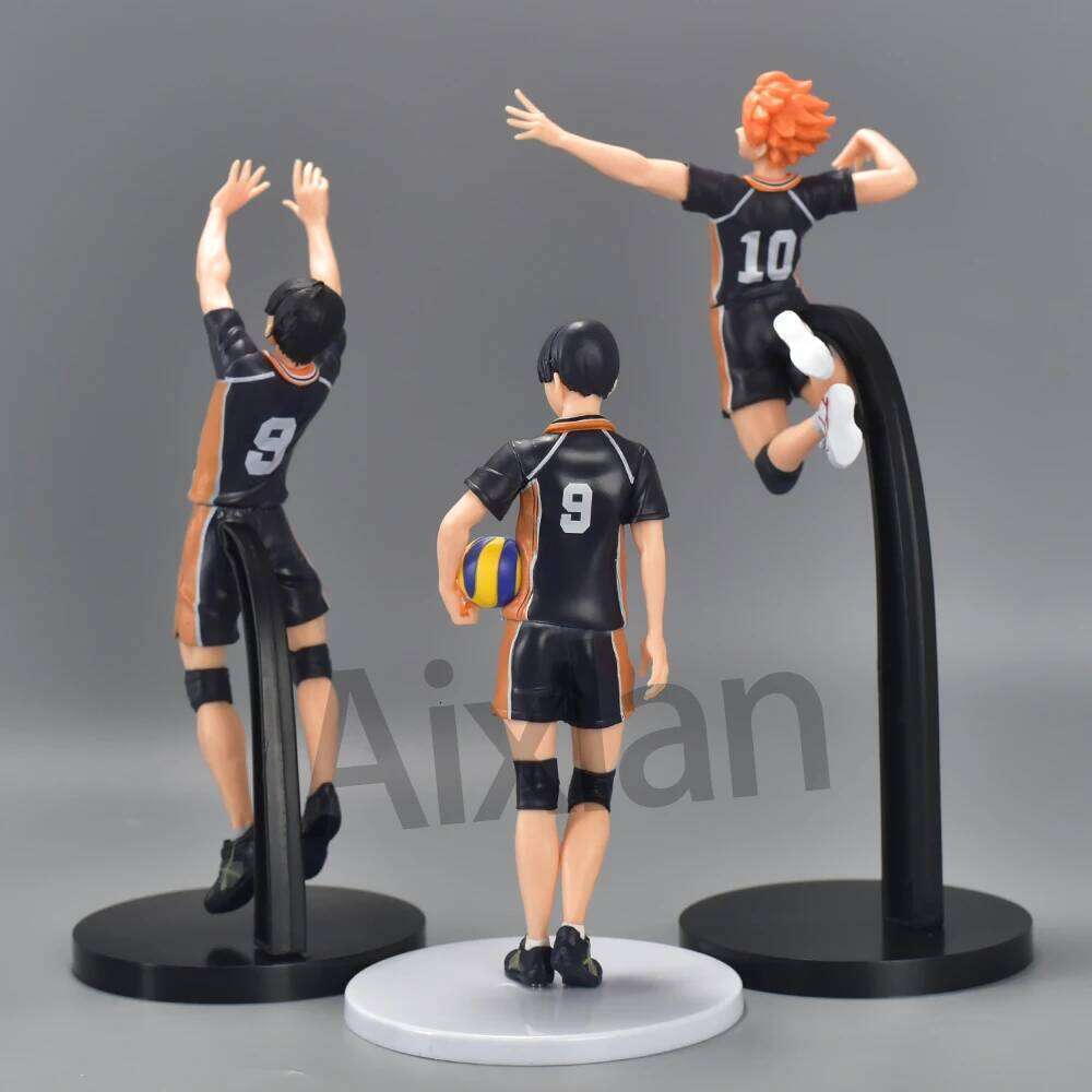 Japanese anime Haikyuu Shoyo Hinata Tobio Kageyama PVC Action Figure Christmas Gift Collectible Model Toys Kid DOll