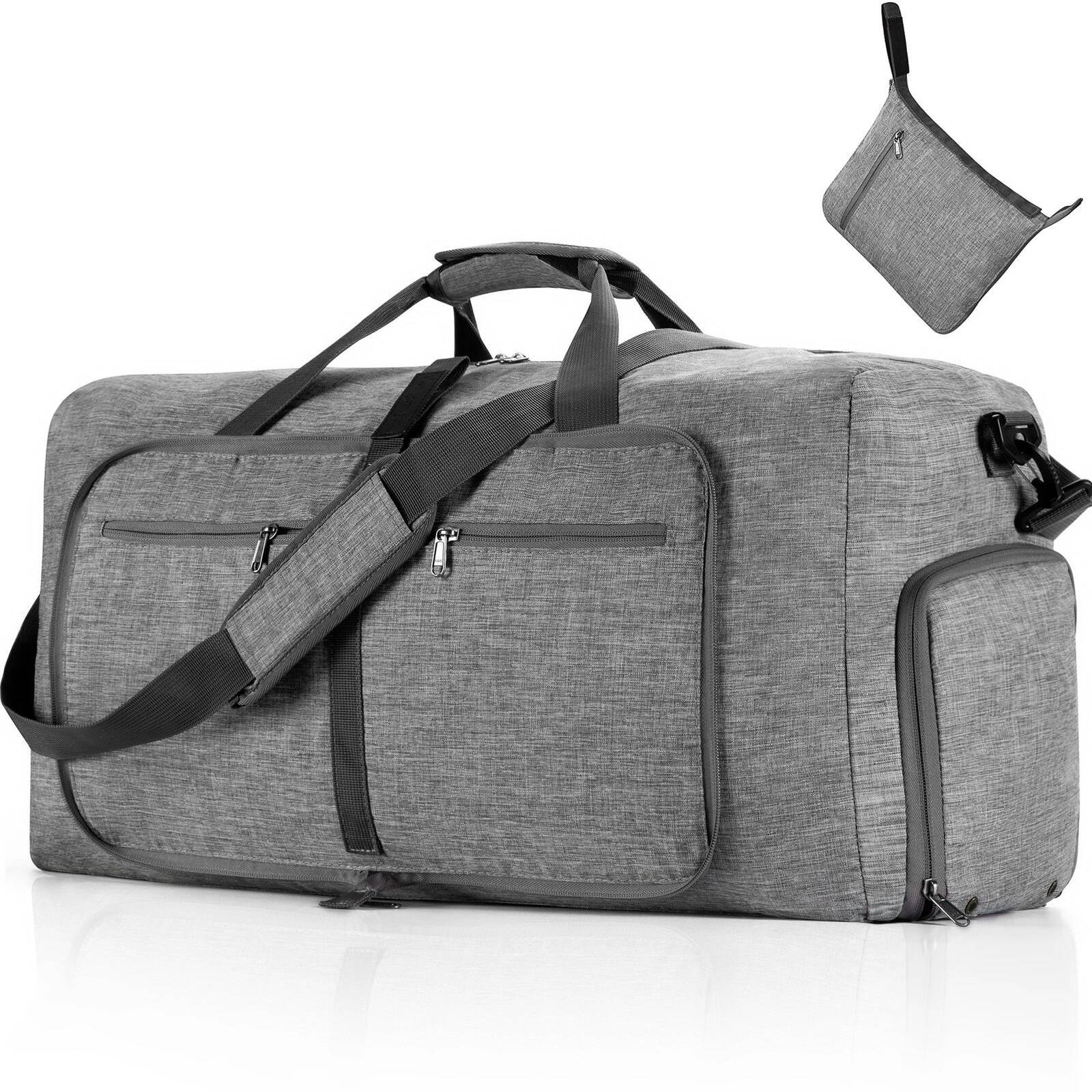 Gym with Shoe Compartment Carry On Lage Travel Sports Duffle Bag for Men Women Foldable and Expandable high-quality