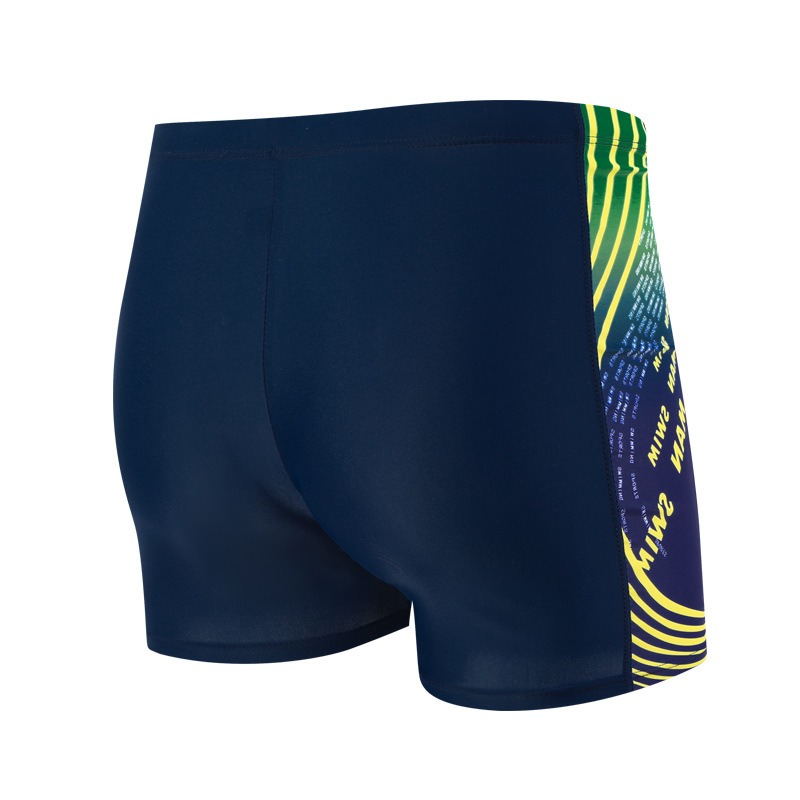 Men's boxer comfortable breathable swimming trunks digital printing beach diving hot spring vacation quick-drying swimming trunks