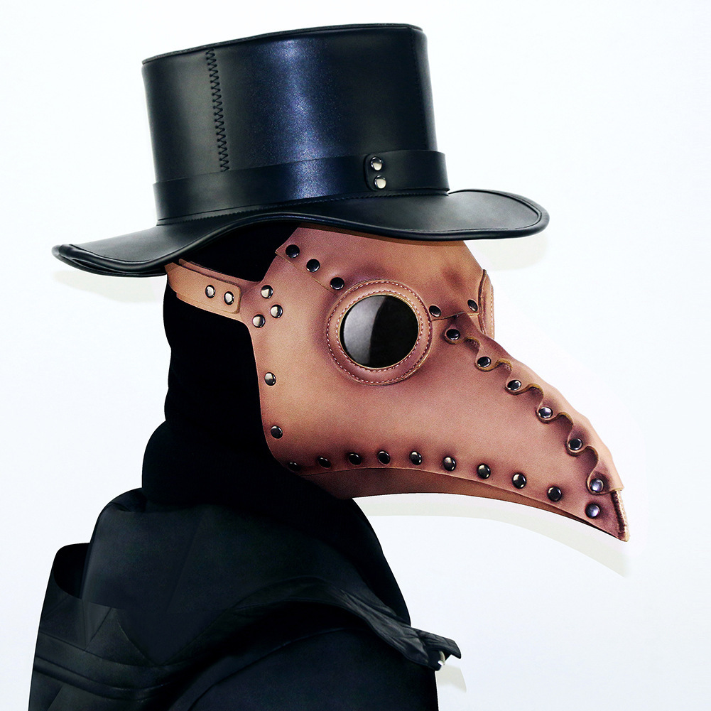 New Steampunk Medieval Plague Bird Beak Mask Anime Party Halloween Prop Decoration ddmymoon