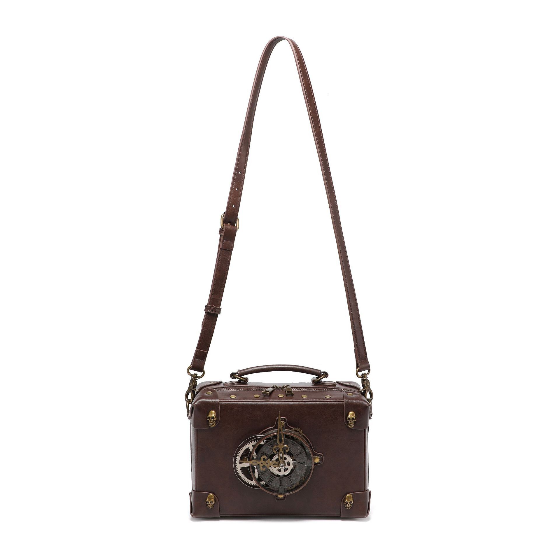 New Women's PU Leather Niche Punk Industrial Style Single Shoulder Crossbody Bag ddmymoon