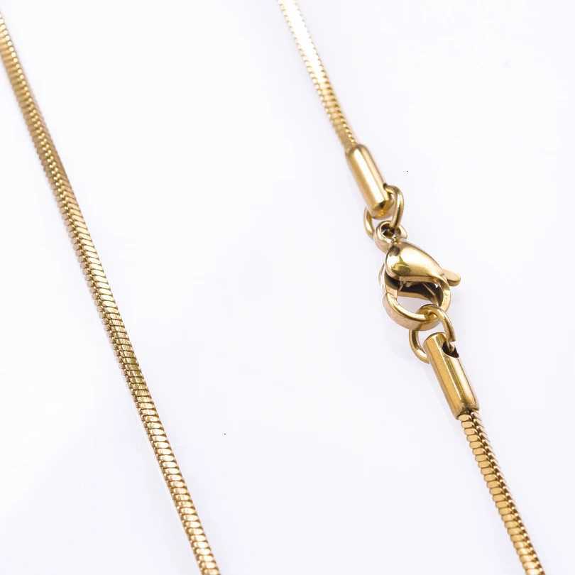 High Quality Vintage Stainless Steel Snake Chain For Women Men Accessories 45/50/60/70cm Long Necklace Jewelry Neck DIY Pendant XJ250708