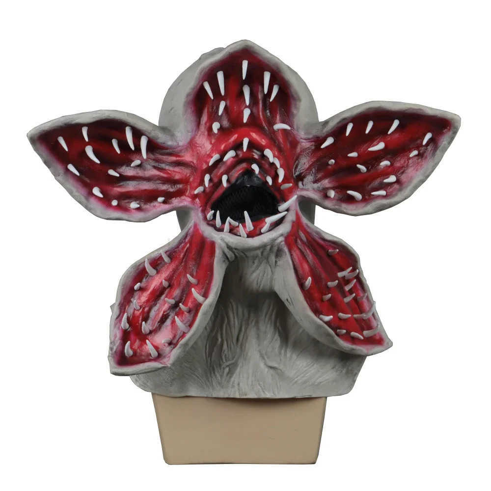 Demogorgon Mask Latex Cosplay Costume Headgear Halloween Prop M250728