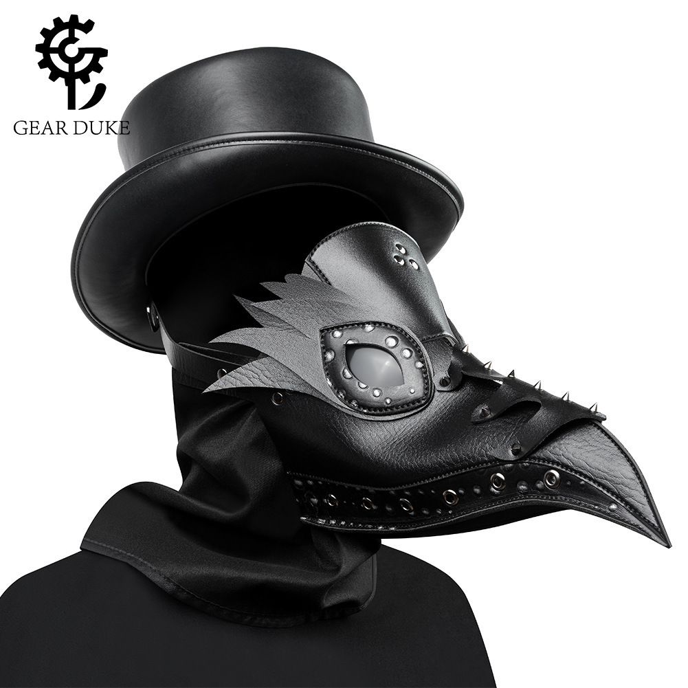 Halloween Plague Doctor Mask Cosplay Party Performance Prop Headgear ddmymoon