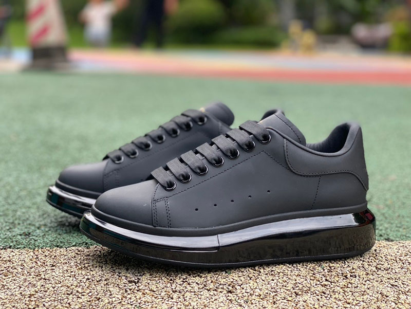 Unisex running shoes leather vamp casual shoes air cushion loose lace-up outdoor sport casual shoes Eu 35-45