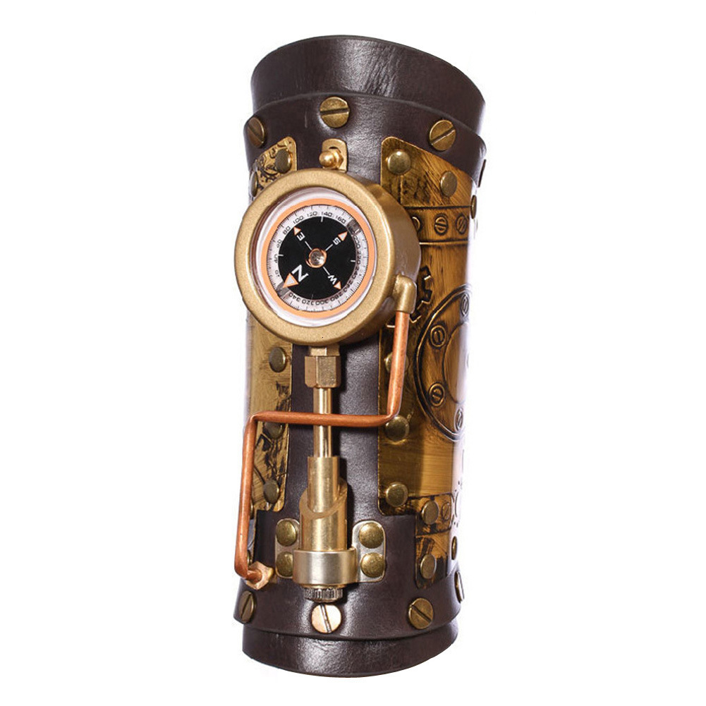 Medieval Steampunk Outdoor Compass Bracelet Jewelry for Women Halloween Anime Party Arm ddmymoon