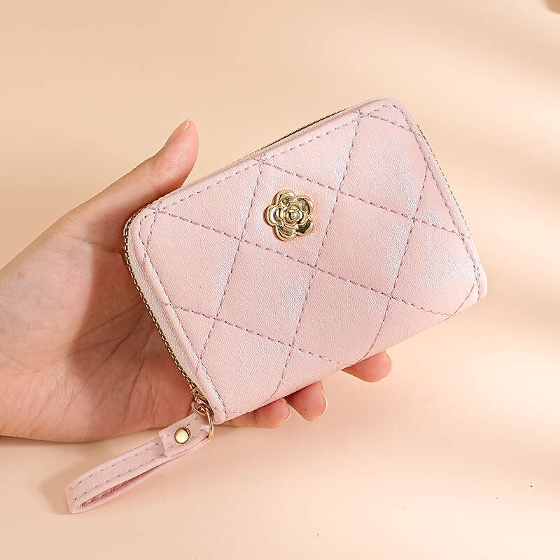 designer bag luxury bag CStyle Quilted Luxury Women's Accordion Holder Multi-Card Slot Large Capacity Bank Card Organizer Mini Coin Purse