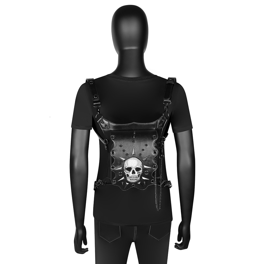 New Style Women Halloween Punk Skull Ladies Shoulder Crossbody Outdoor Travel Chain Bag ddmymoon