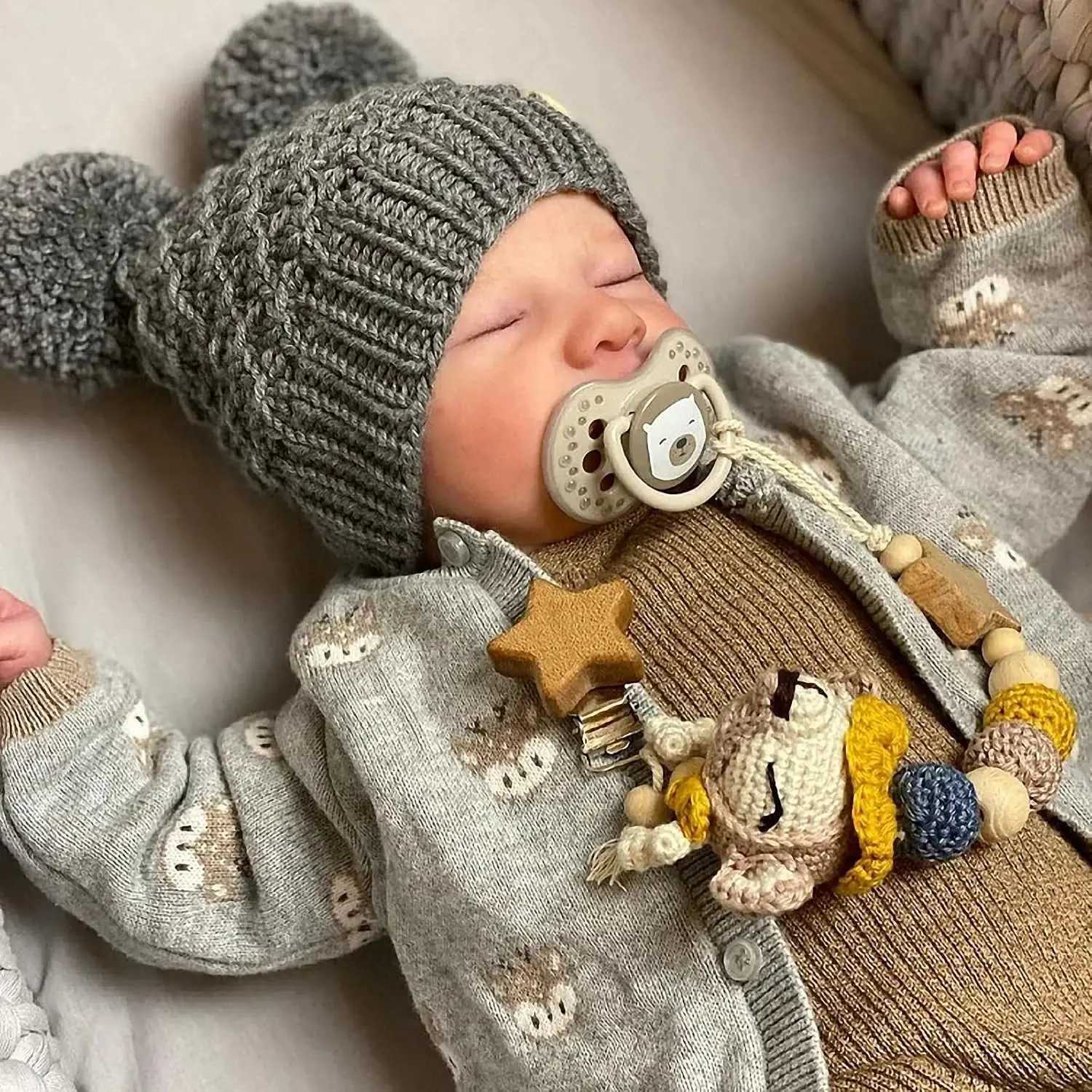 Labubu Outfit Lifelike Reborn - 20 Soft Realistic-Newborn Full Body Real Life Baby Dolls With Toy Accessories For Kids 3+ doll reborn Girl Doll