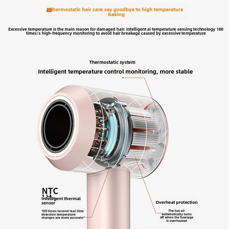 Suitable Forhuaqiangbei Mousen Cross-Border Special Bladeless High-Speed Care High-Power Dryer Salon