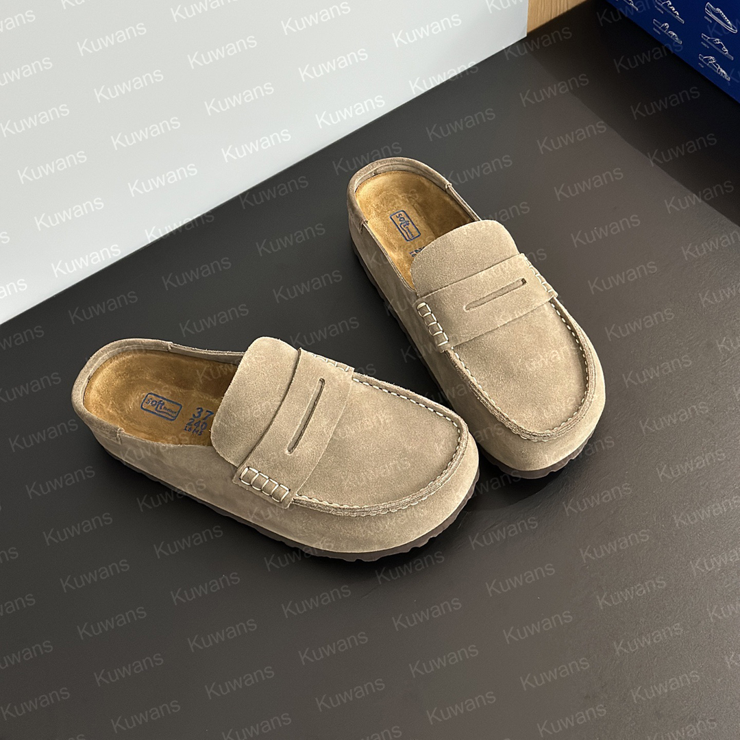 Stylist Designer Naples Slippers Wrapped Clogs loafers Sandals Clog Cork Flat High Quality Fashion Winter Summer Shoes Leather Slide Beach Women Men F