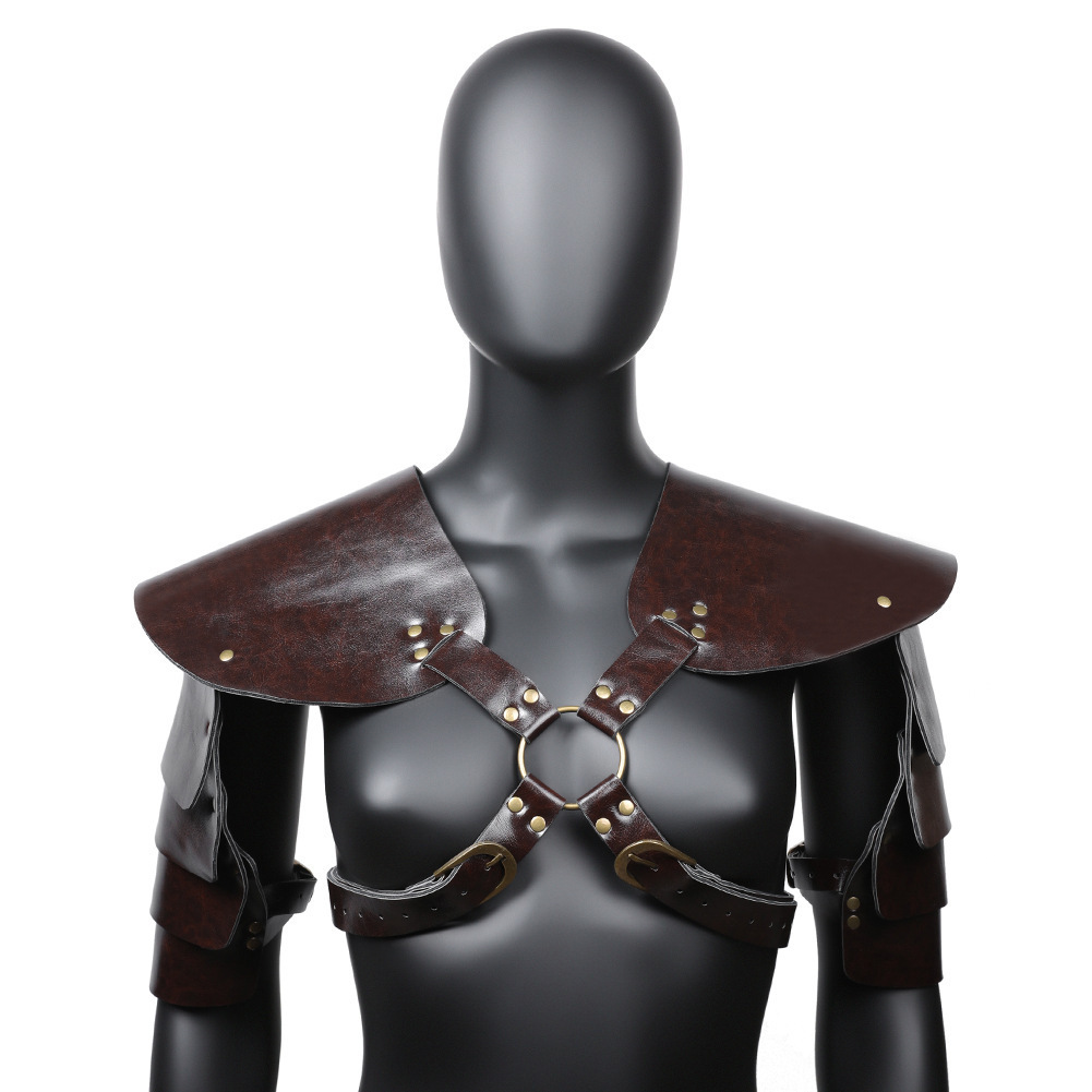 Female Armor Cape Vest Halloween Cloak COSPLAY Costume Party Props ddmymoon