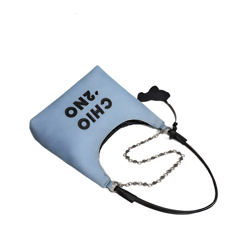 2025 Designer's New Korean Denim Handbag Fashion Multi functional Hobo Shoulder Bag