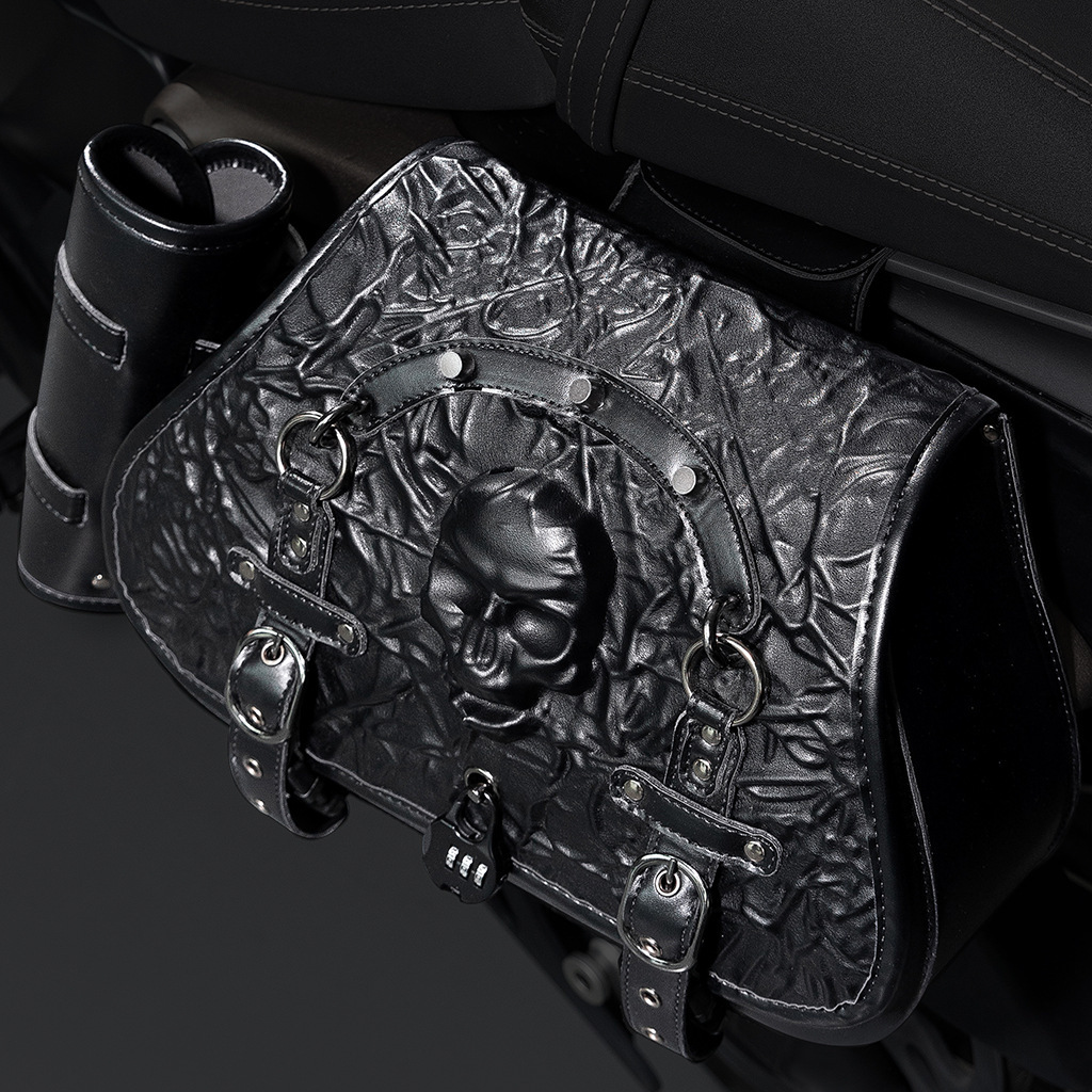 Punk Harley Motorcycle Modified Heavy-duty Anti-theft Prince Cruise Equipment Side Hanging Bag ddmymoon