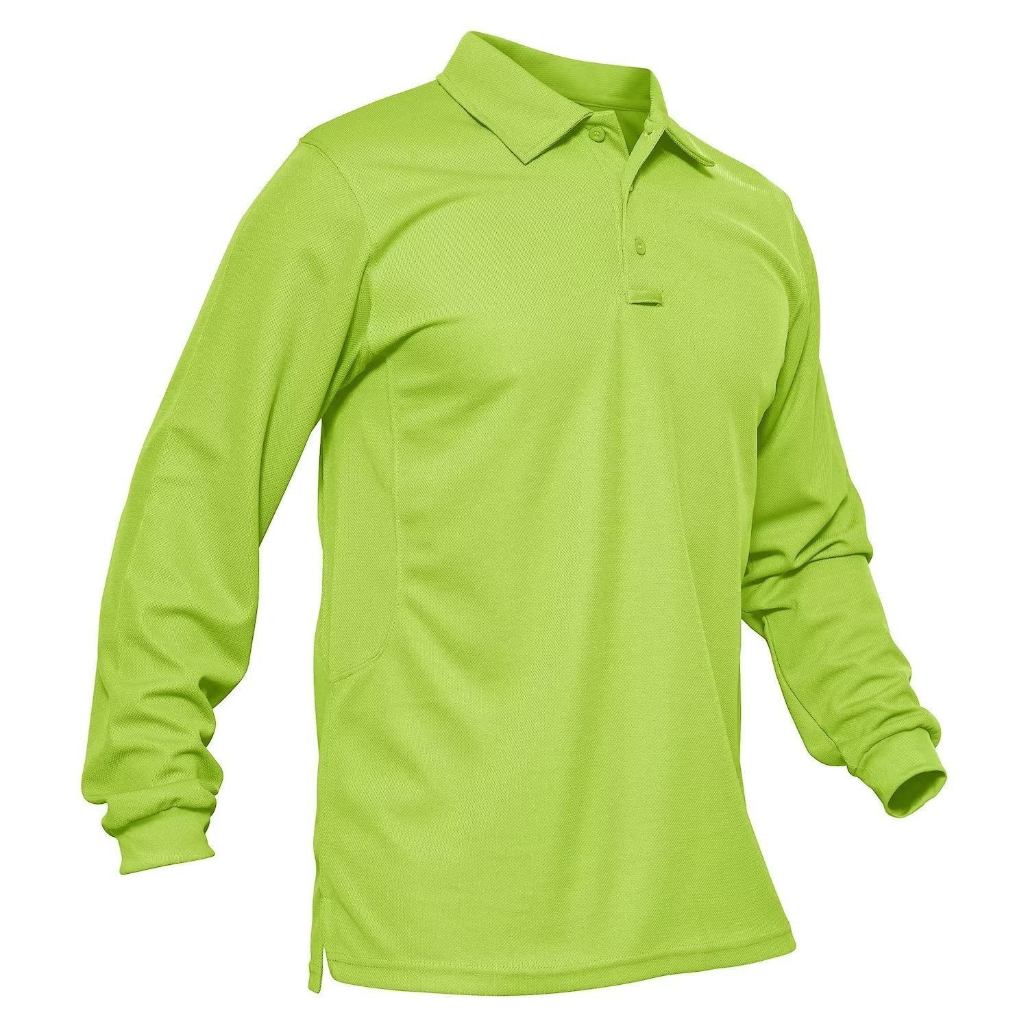 Sports Long Sleeve Polo Shirt Breathable Golf Long Sleeve Solid Color Turn-down Collar T-shirt Outdoor Casual Long Sleeve 240810