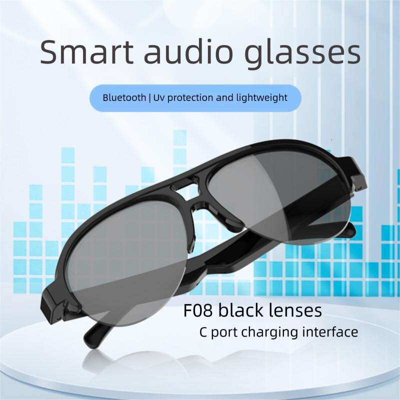 Designer Sunglasses Smart Wireless Bluetooth Earphones Bone Conduction Bluetooth Earphones