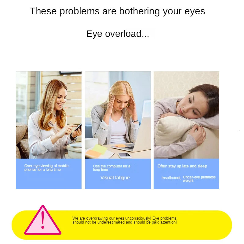 2pcs Ice Gel Eye Mask Summer Essential Sleeping Eye Massage Tools Relieve Fatigue Cool Patches for Eyes Pads Dark Circles 250726