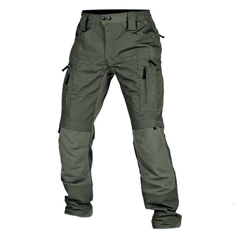 Designer Clothing 2025 Military Tactical Men's Cargo Trousers Casual Outdoor Waterproof Pants Multi-Pocket Wear-Resistant Breathable Workwear