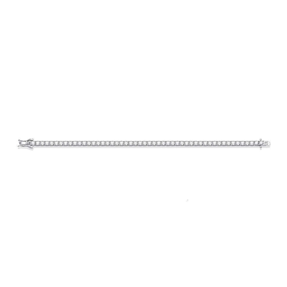 Zhanlong 12462 Full Pave Moissanite S925 Silver with 18K Gold Plated for Party Evening Wear Bracelet