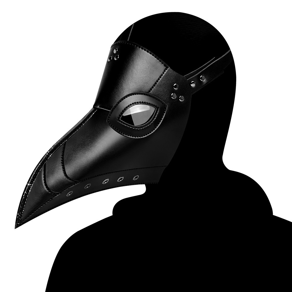 Halloween New Punk Medieval Headgear Plague Long Beak Mask COS Party Accessories ddmymoon