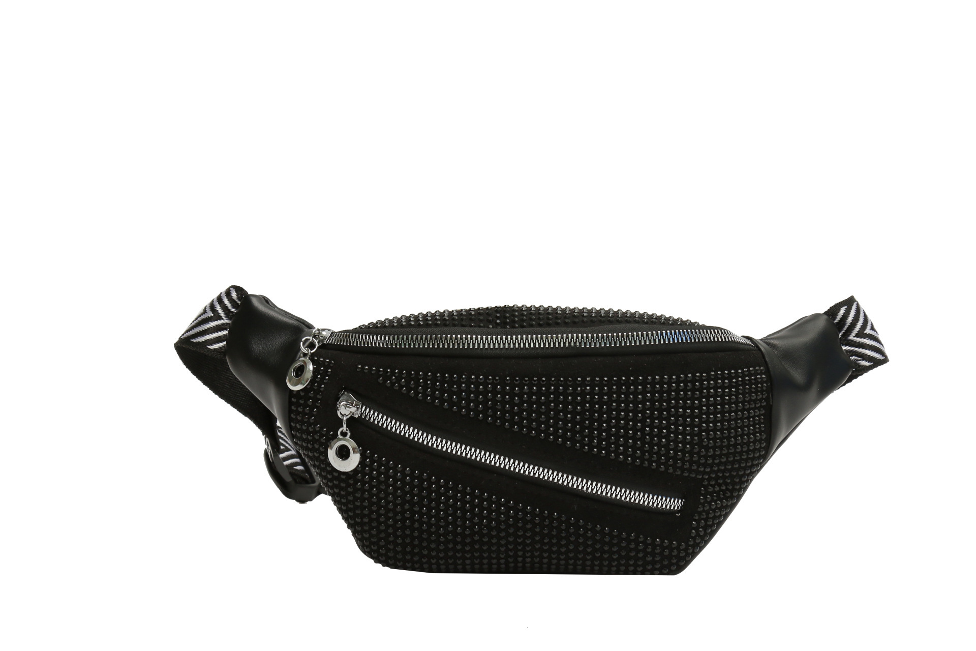 Luxury Brand Designer Bag Inlaid Diamond Texture Niche Rhinestone Bag Personality Stylish Crossbody Chest Bag Wholesale New Texture Women's Waist