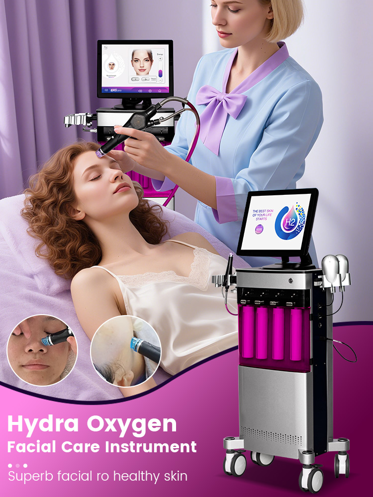 Oxygen Water Facial System Beauty Instrument, Multifunction Facial Spa Equipment Multifunctional Skin Rejuvenation and Firming Beauty Equipment