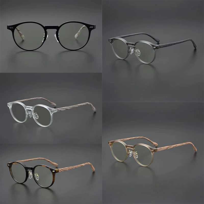 Classic Vintage Glasses Frame Men Women Ultralight Round High Quality Anti Blue Light Transparent Lens Optical Eyeglasses Z250728