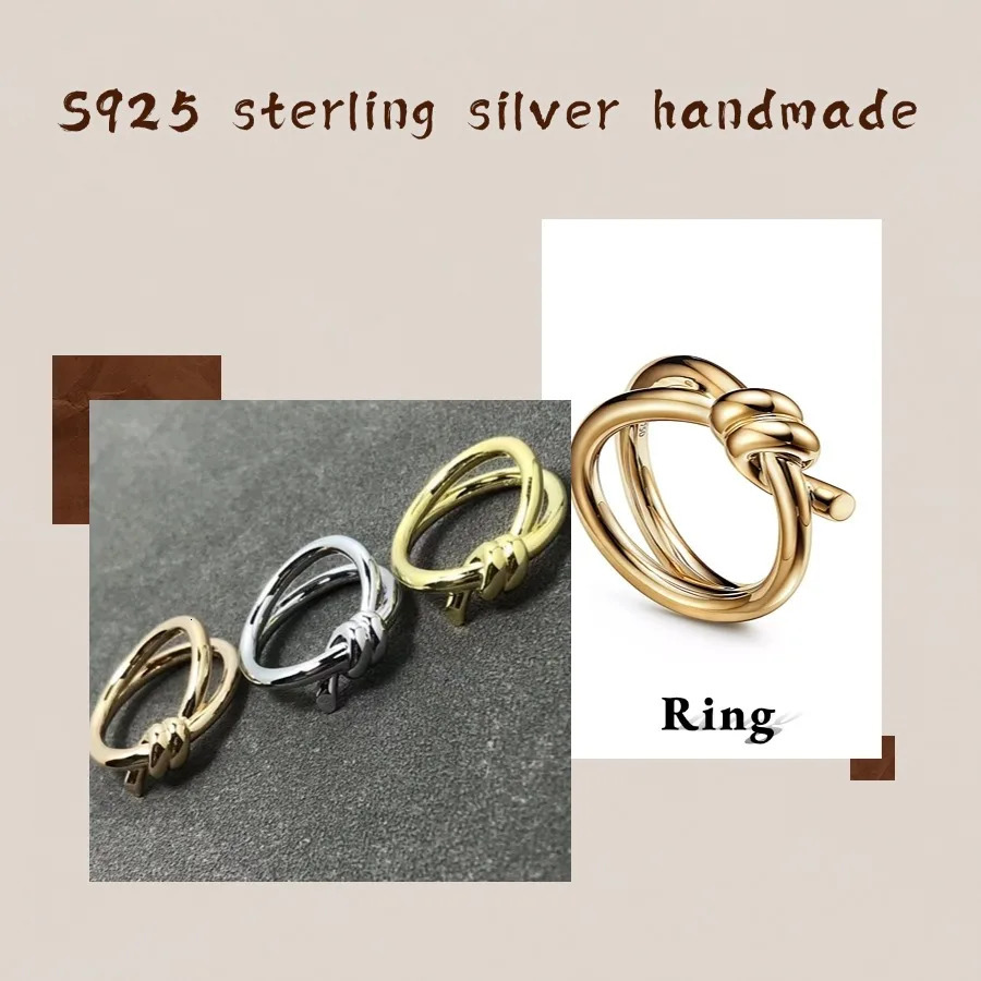 s925 handmade silver bracelet Ring European and American style accessories Suitable for daily wear Holiday gifts 250728