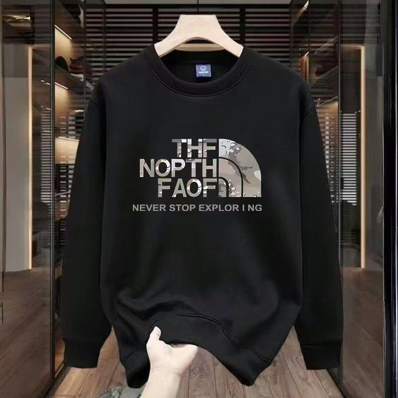 Men's Fleece Lined Sweatshirt Ins Trendy American High-Street Style Handsome Casual & Versatile Outerwear for Autumn and Winter 2026