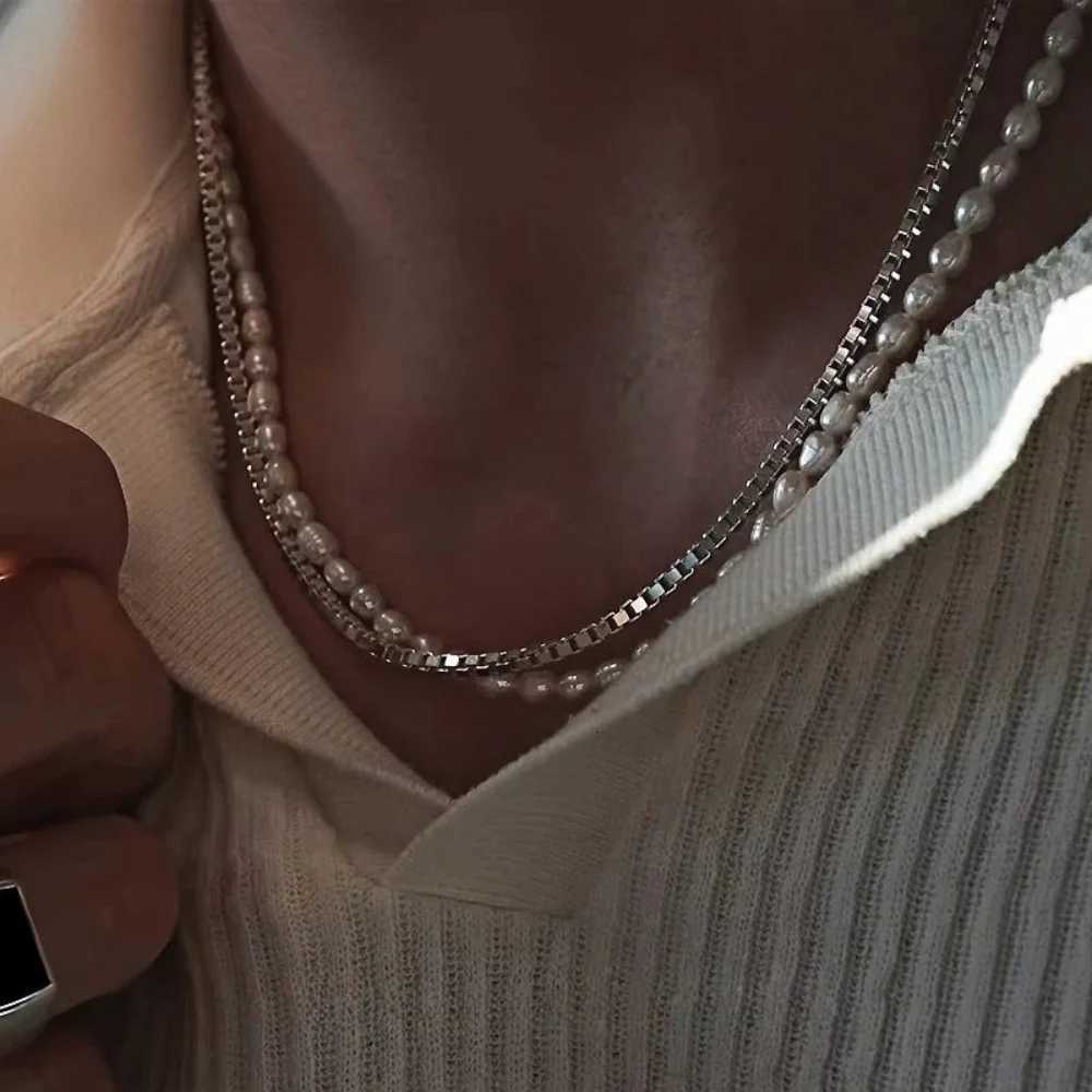 3MM 316L Stainless Steel Box Chain Necklace Simple Mens Basic Accessories Hip Hop Trendy Jewelry XJ250708