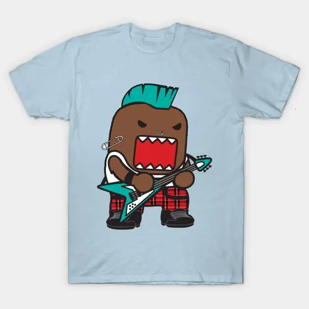 High street oversize t shirt punk domo graphic t shirts gothic pro choice short harajuku streetwear y2k tops cotton men clothing 250728