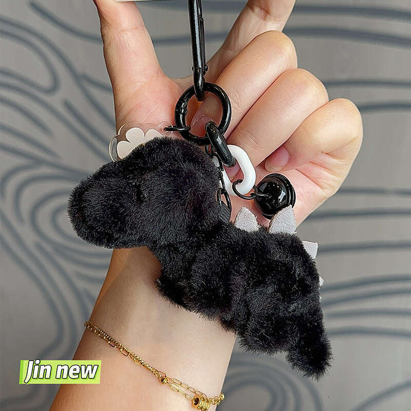 Dopamine Colorful Little Dinosaur Plush Pendant Cute Simple Fashion Backpack Niche Keychain