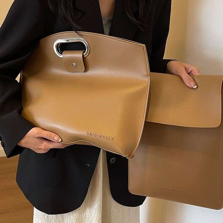 Tote Bag Shoulder bag Commuting Handbag Large Capacity For Women 2023 New Model Office Worker Handheld Briefcase Laptop Bag High-End Light Luxury