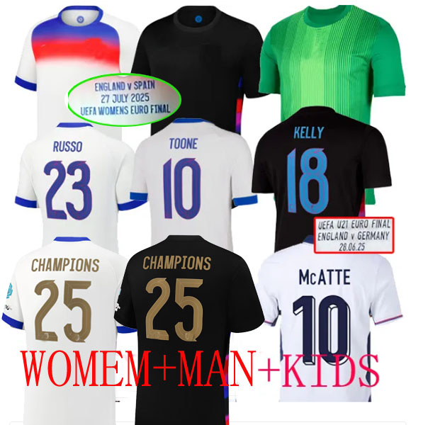 2025 englands football shirt Bellingham PALMER Foden MAINOO kane rice saka Soccer Jerseys Home Away camisa de futebol WOMEN Men Kids RUSSO uniform fans TOONE McATTE