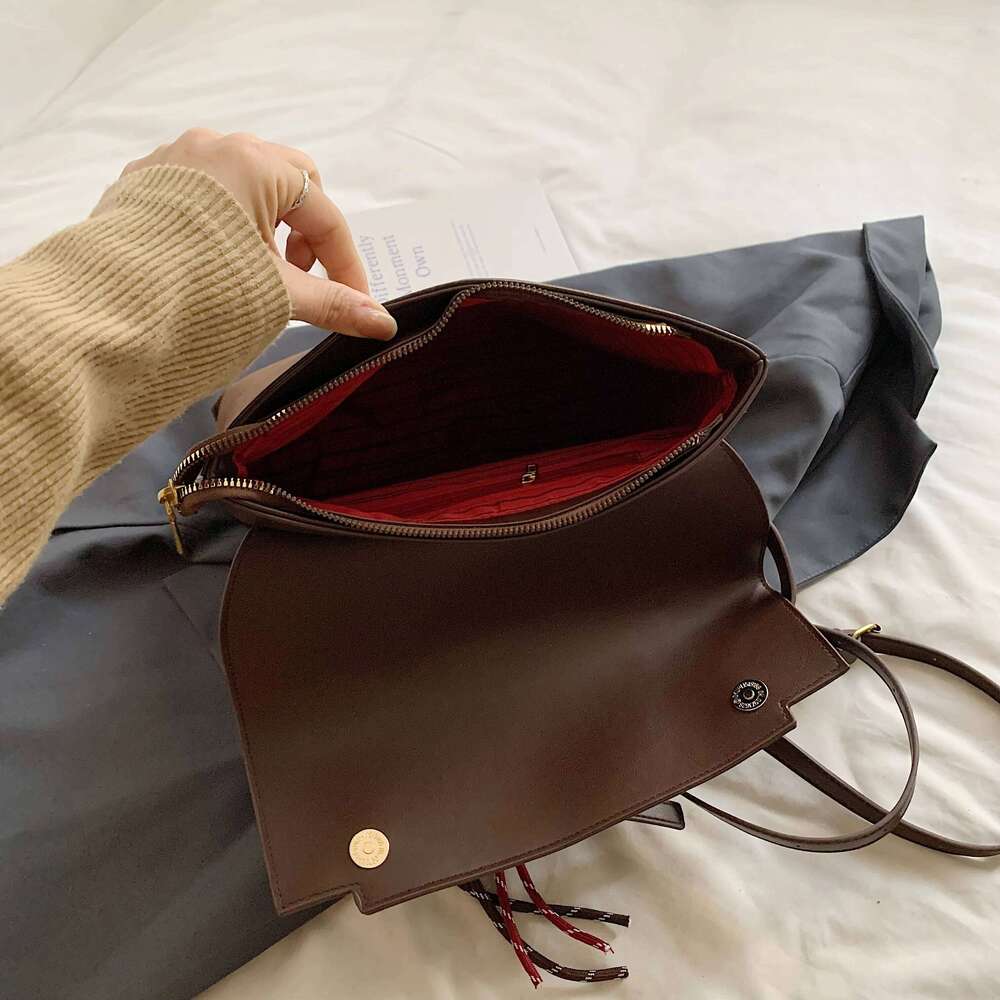 Shoulder Bag For Women, Large Capacity 2024 New Retro Casual Hand-Held Backpack, High-End Travel Backpack