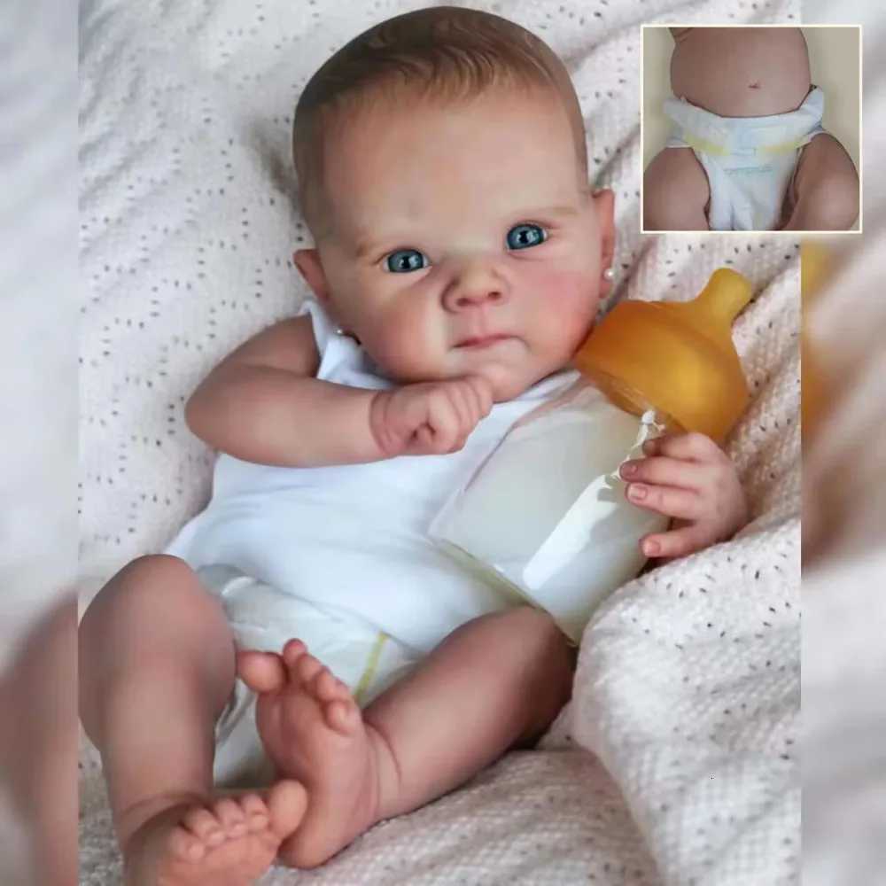 18inch Silicone Baby Doll Reborn Dolls Bettie Multiple Layers Painting 3D Skin with Visible Veins Lifelike Newborn Baby Girls W250728