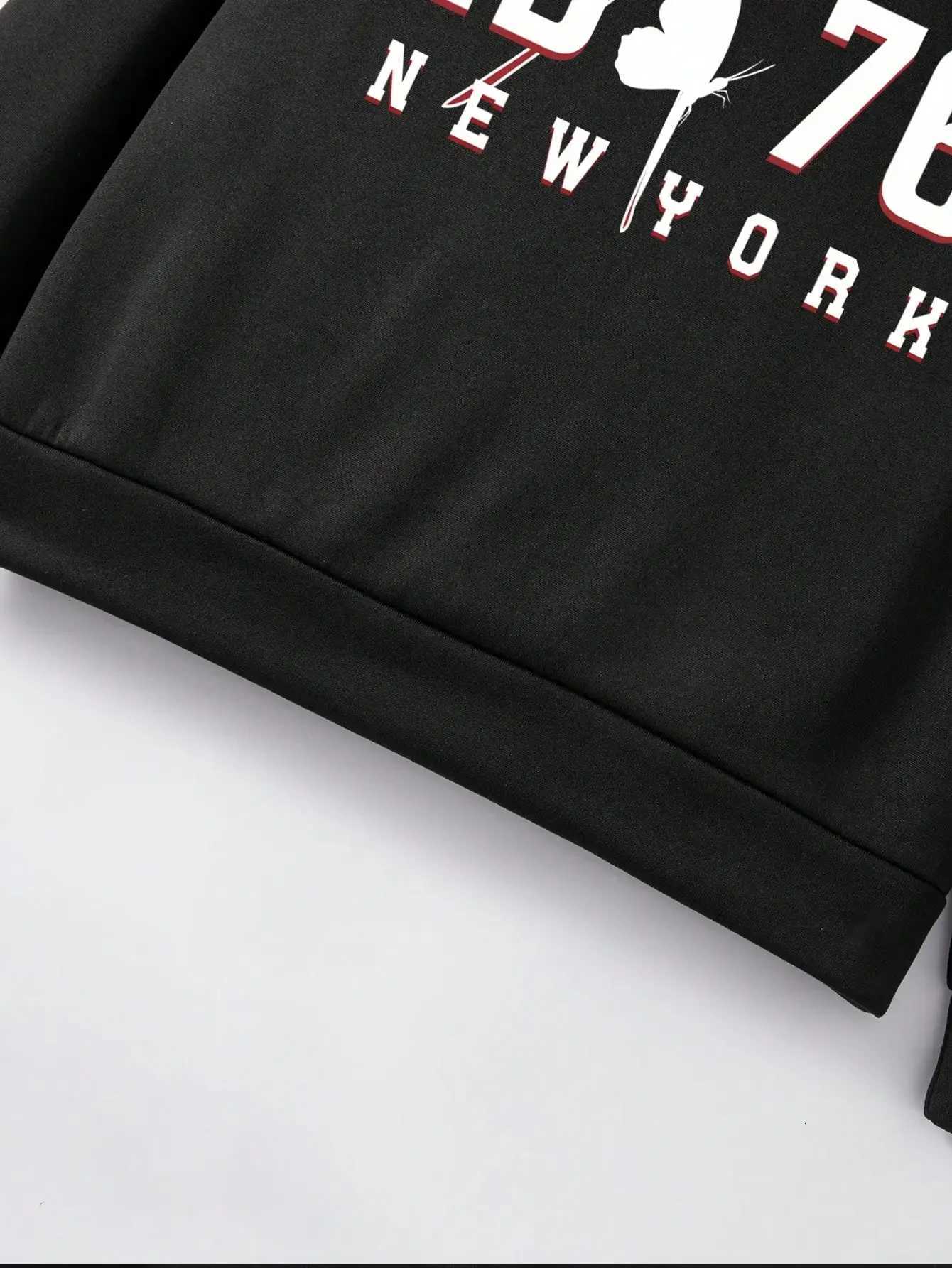 Brooklyn Creative Letter Pattern Mens Hoodie Casual Street Style Clothing Hip Loose Sweatshirt Autumn Wool Zipper W250408