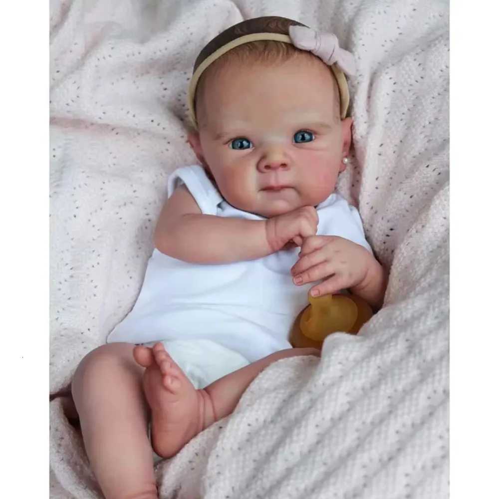 18inch Silicone Baby Doll Reborn Dolls Bettie Multiple Layers Painting 3D Skin with Visible Veins Lifelike Newborn Baby Girls W250728