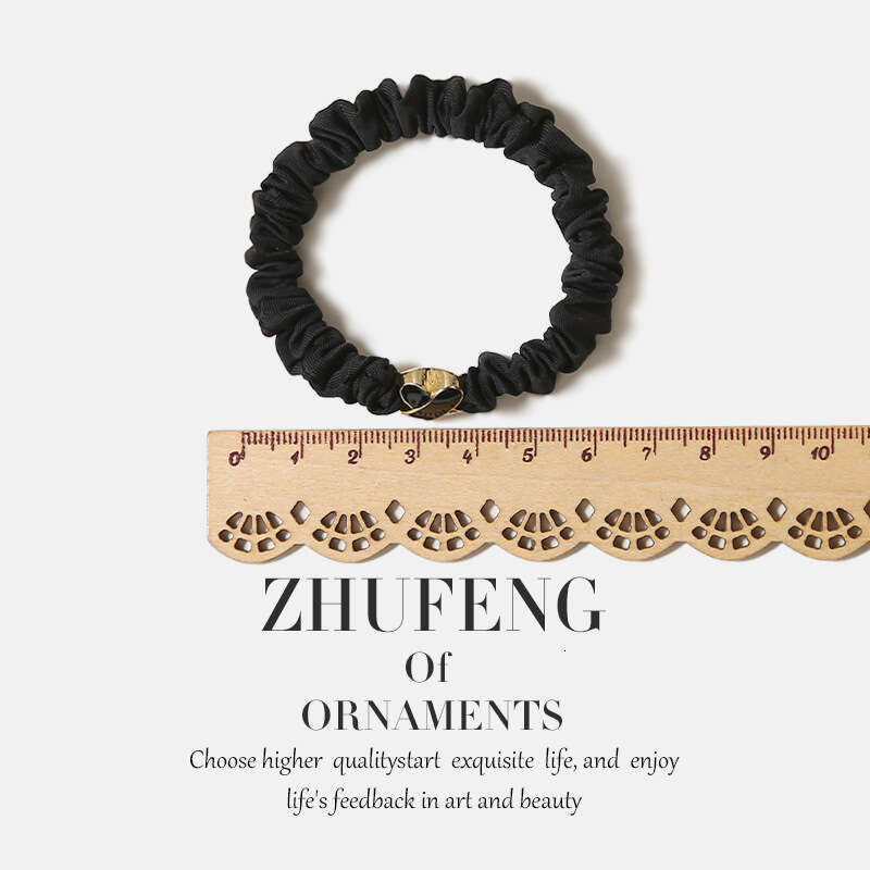 Simple X Small Intestine Loop Tie for Women, Elegant and High-End Ponytail Durable Band, Non-Damaging Hair Accessory