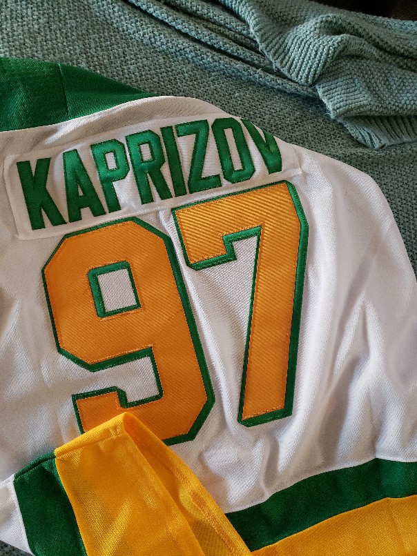 Kaprizov Hockey jersey Fleury Faber Foligno Tarasenko Boldy Zuccarello Custom Embroid Any Name Any Number